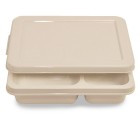 TVN3 Compartment Food Tray Base & Lid - Polycarbonate