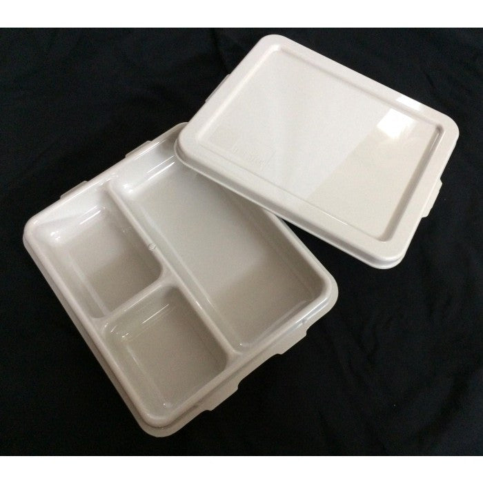 TKM3 Compartment Food Tray - Polycarbonate Pearl - tray only!